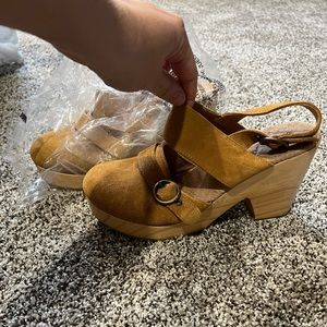 Free people clogs. 40.